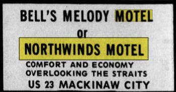 Northwinds Motel (Hunts Motel) - May 1975 Ad